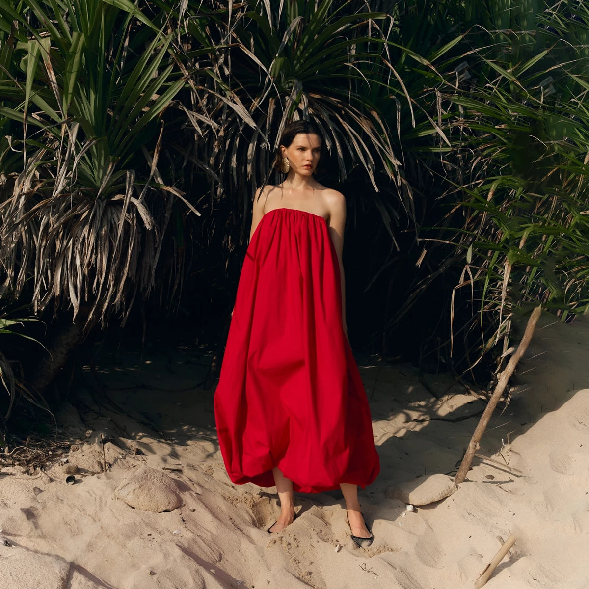 The Balloon Strapless Dress