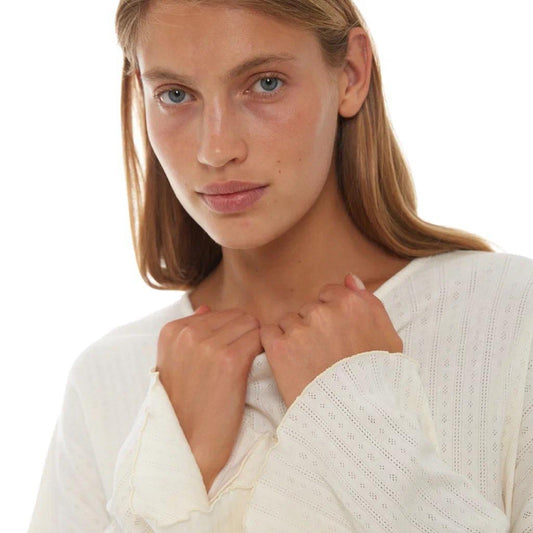 PLOMBIR LONGSLEEVE/SHORT IN CREAM