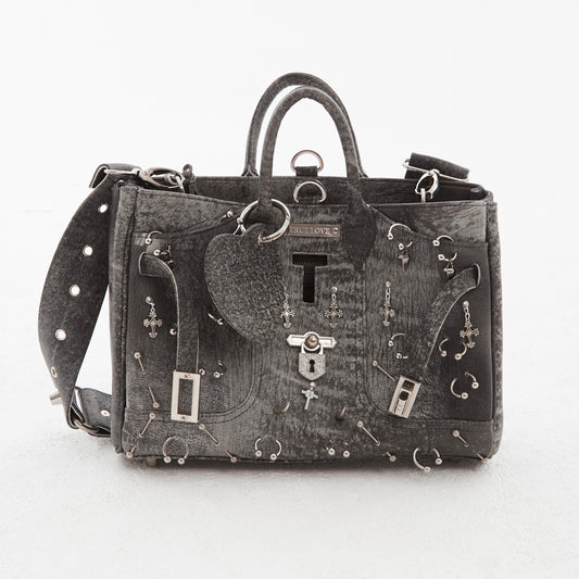 Tanee bag vintage in pewter color