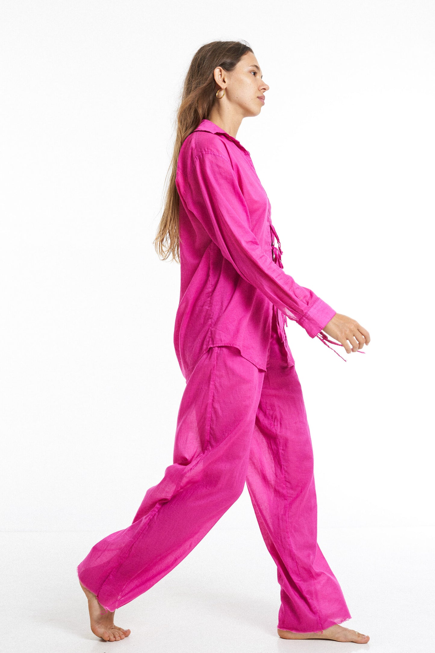 String Blouse / Lemon Meringue Organic Cotton