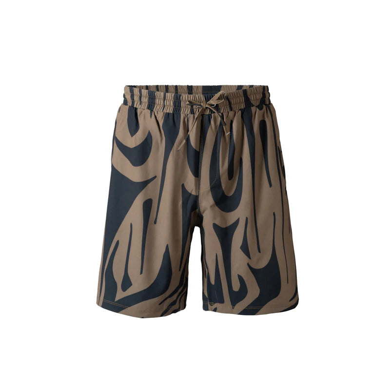 SAGE & BLACK SWIM SHORTS