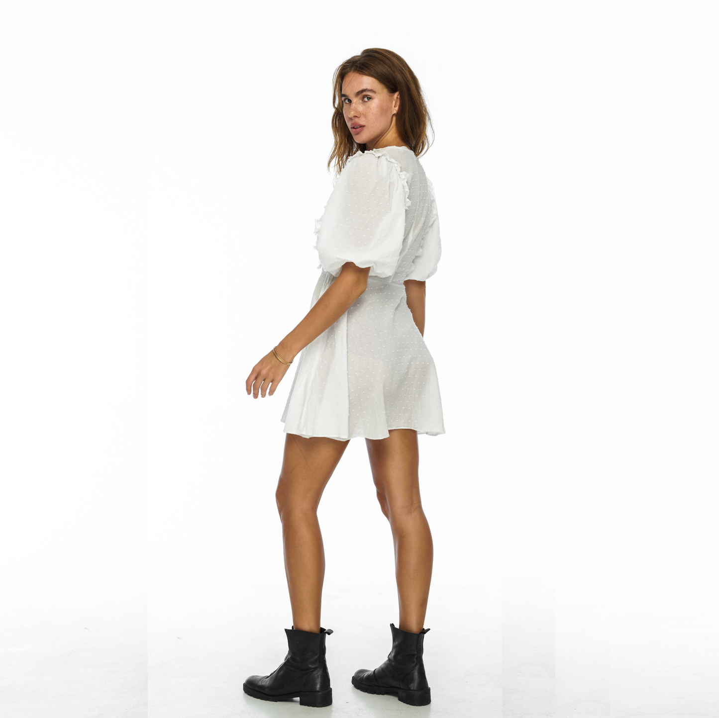 Azumi Dress / White organic cotton