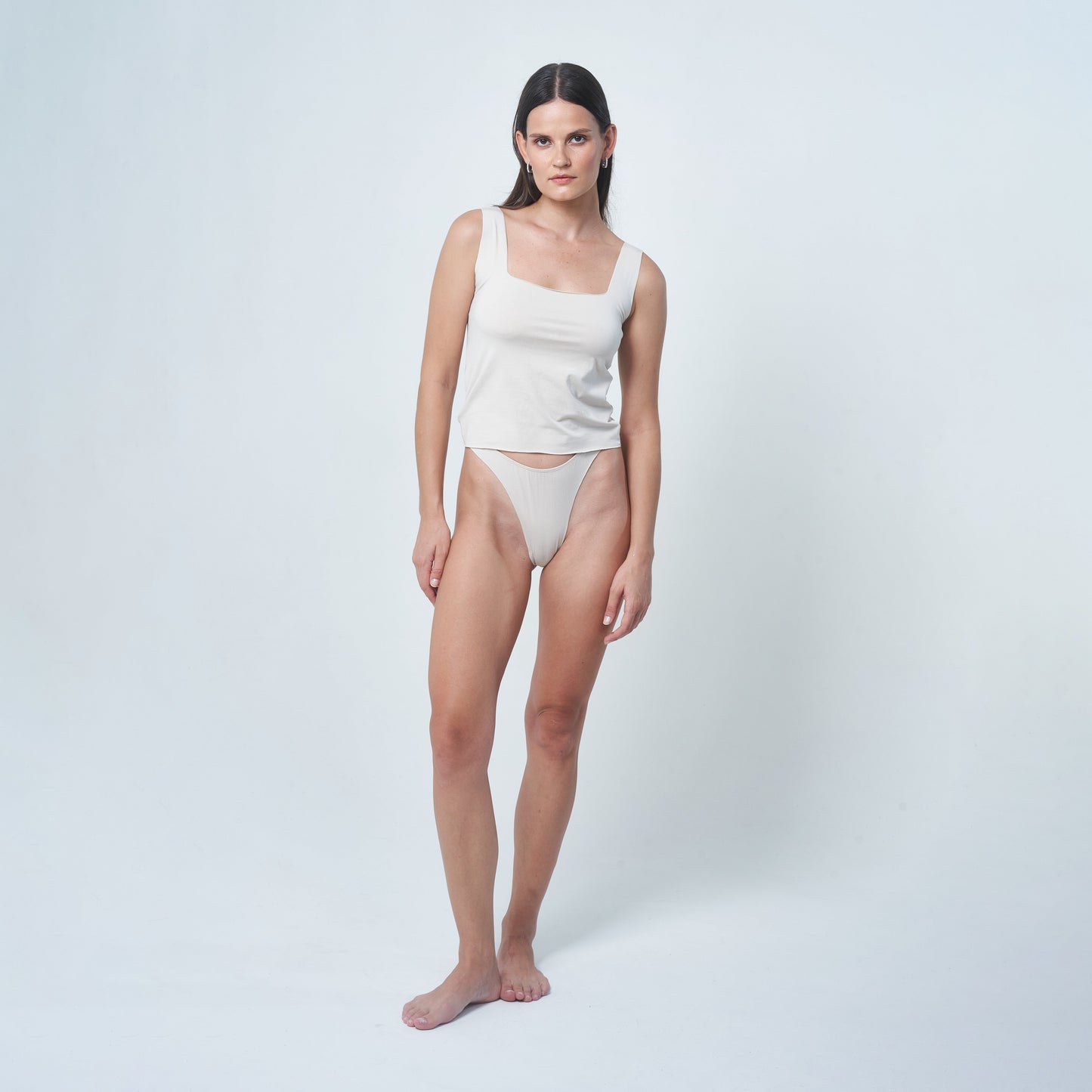 KIRA raw cut tank top