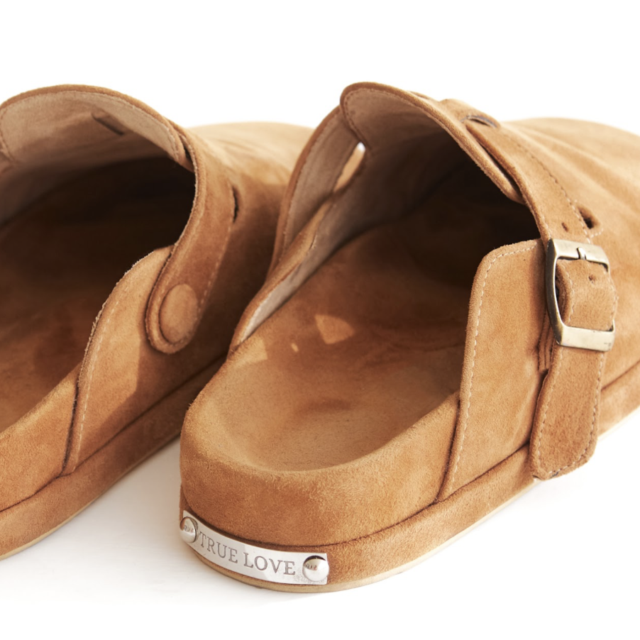Birkin Flip Brown Seude