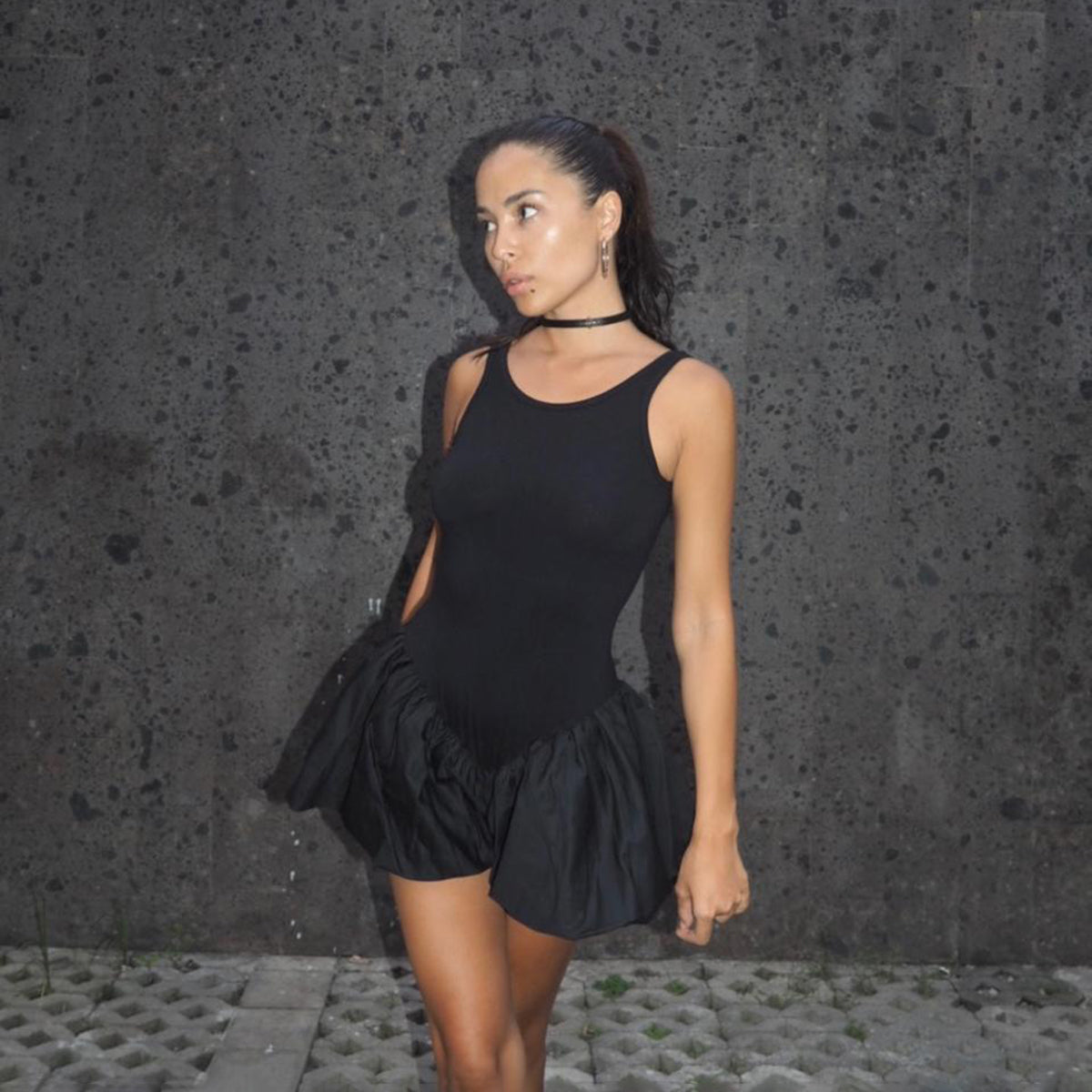 Ballerina Catsuit In Black