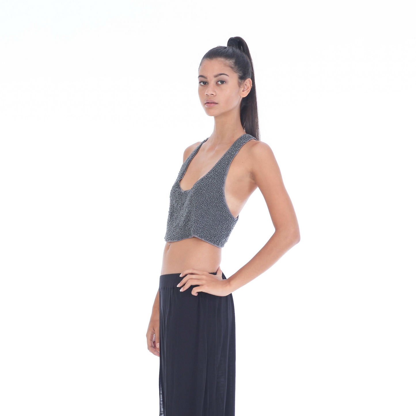 Full beaded cross top