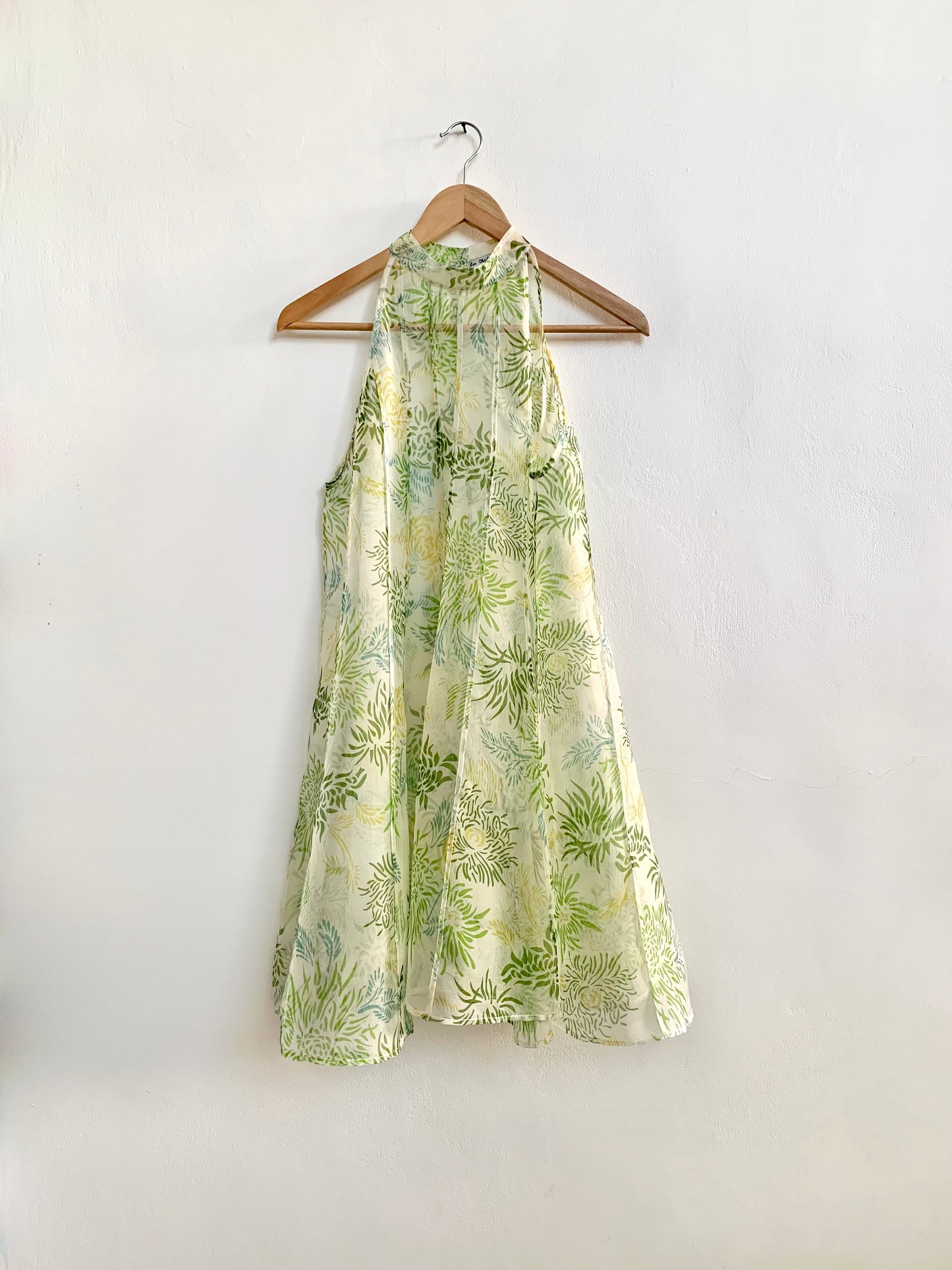Organza flare dress