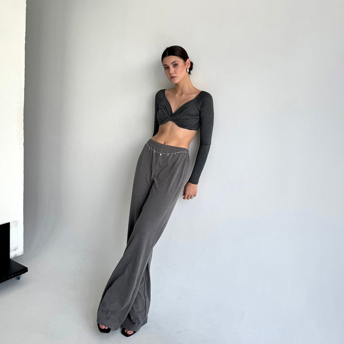 Top PUSH UP In Gray
