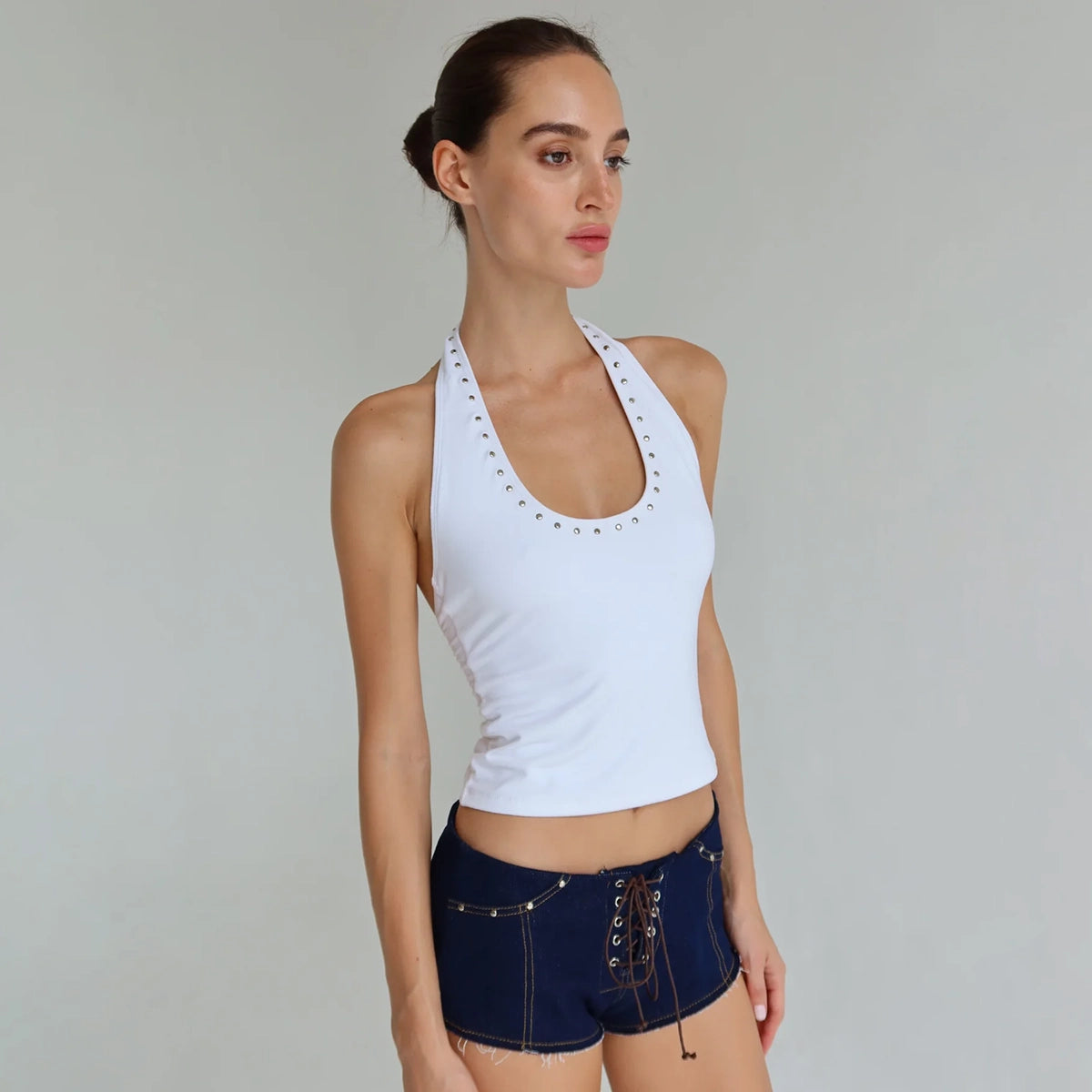 Halter Cotton Top