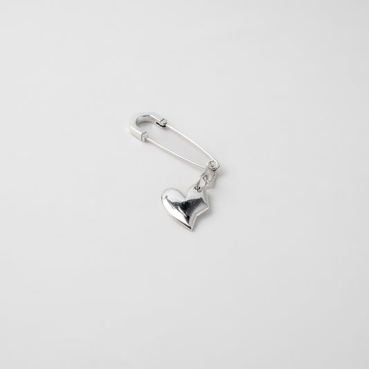 Earring Pin + solid heart