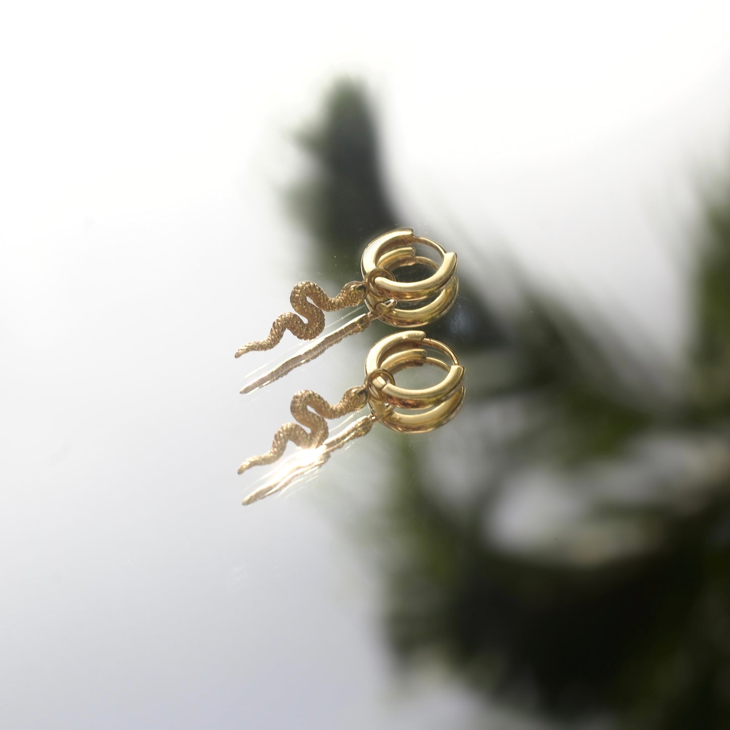 Snake earrings GOLD-VERMEIL