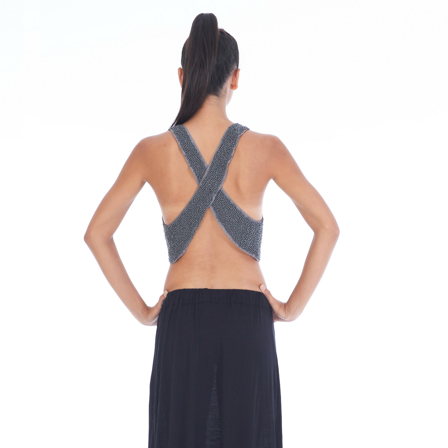 Full beaded cross top