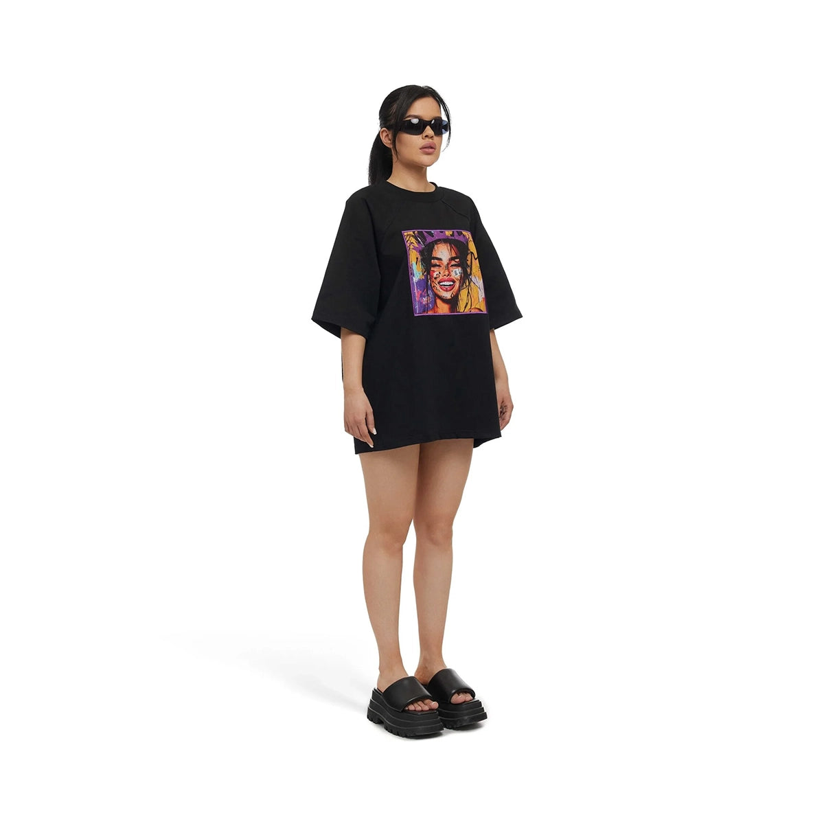 T-shirt X-FACE Black