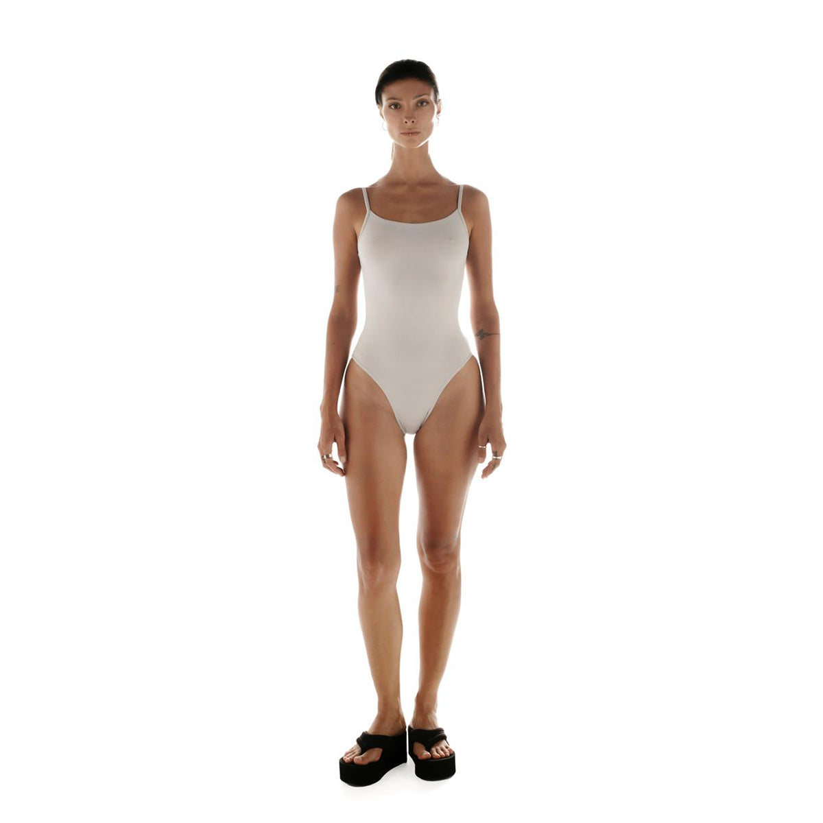 Lemur Minimalistic Bodysuit Off White
