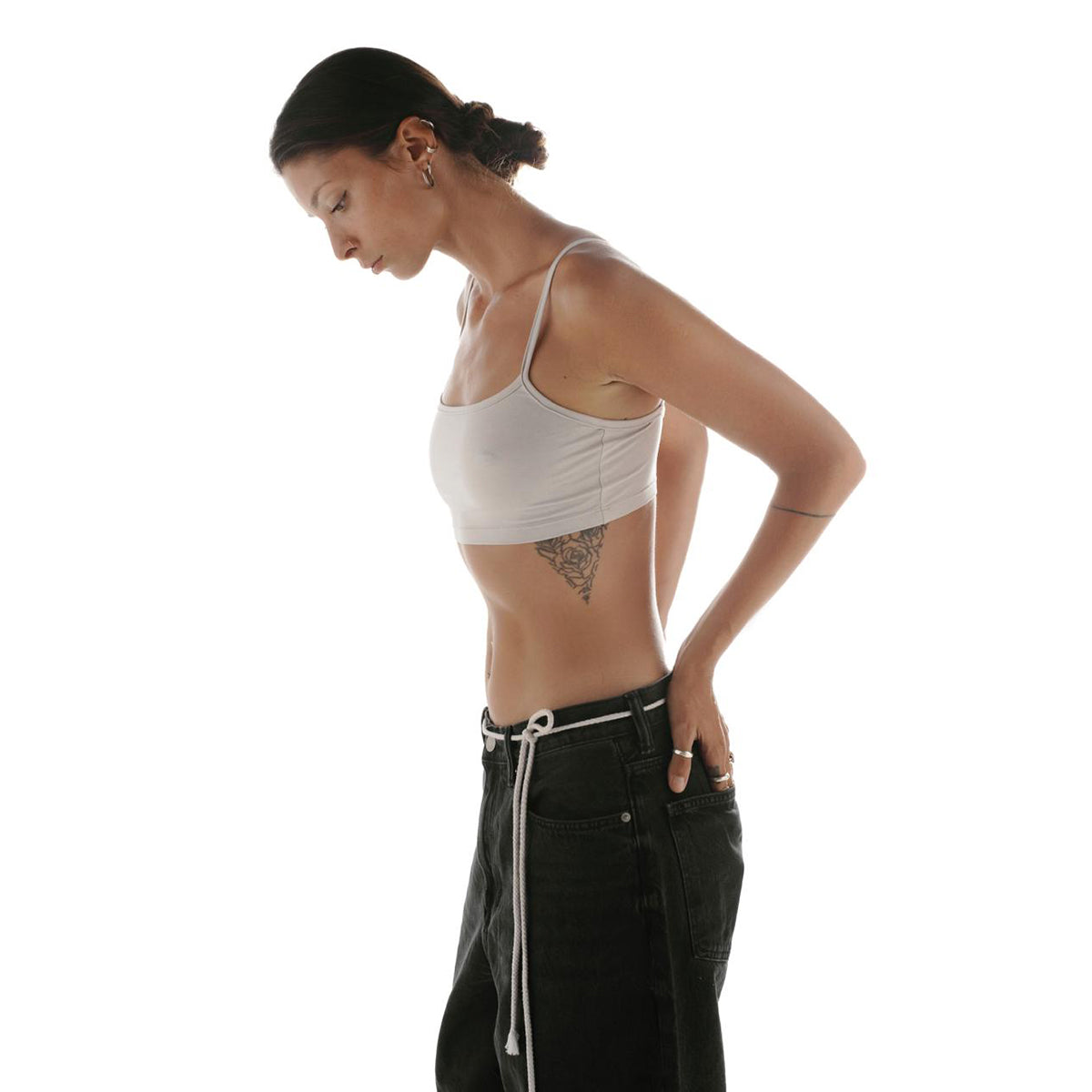 Lemur Spaghetti Top Off White