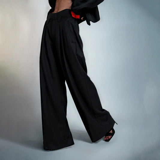 AVANT GARDE PANTS BLACK