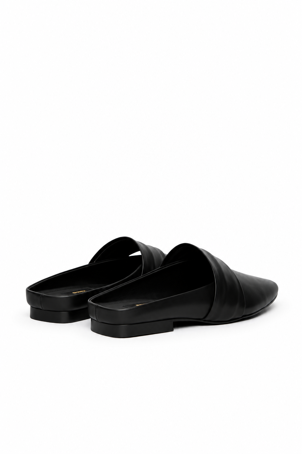 Black Minimal Mules
