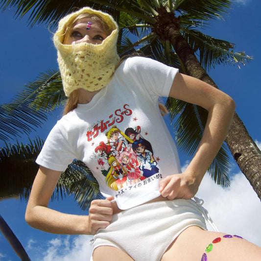 “SAILOR MOON” CROP TEE