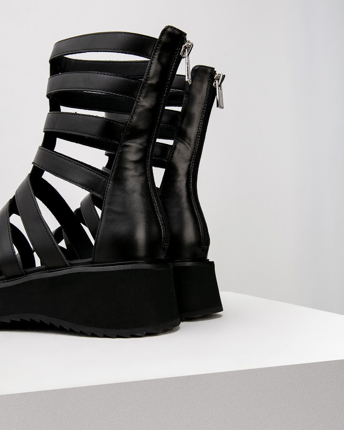 Black Gladiator Boots