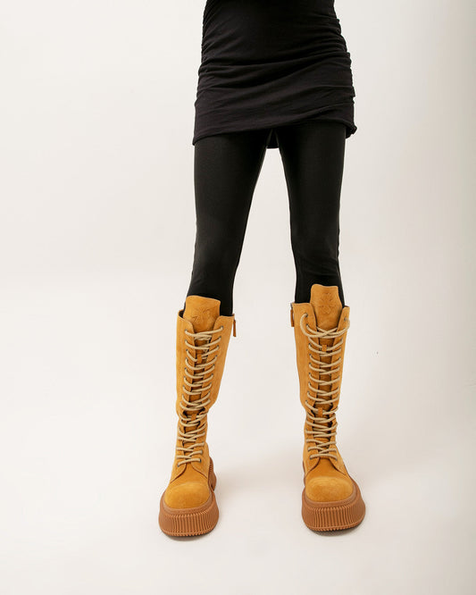 Camel Suede Boots