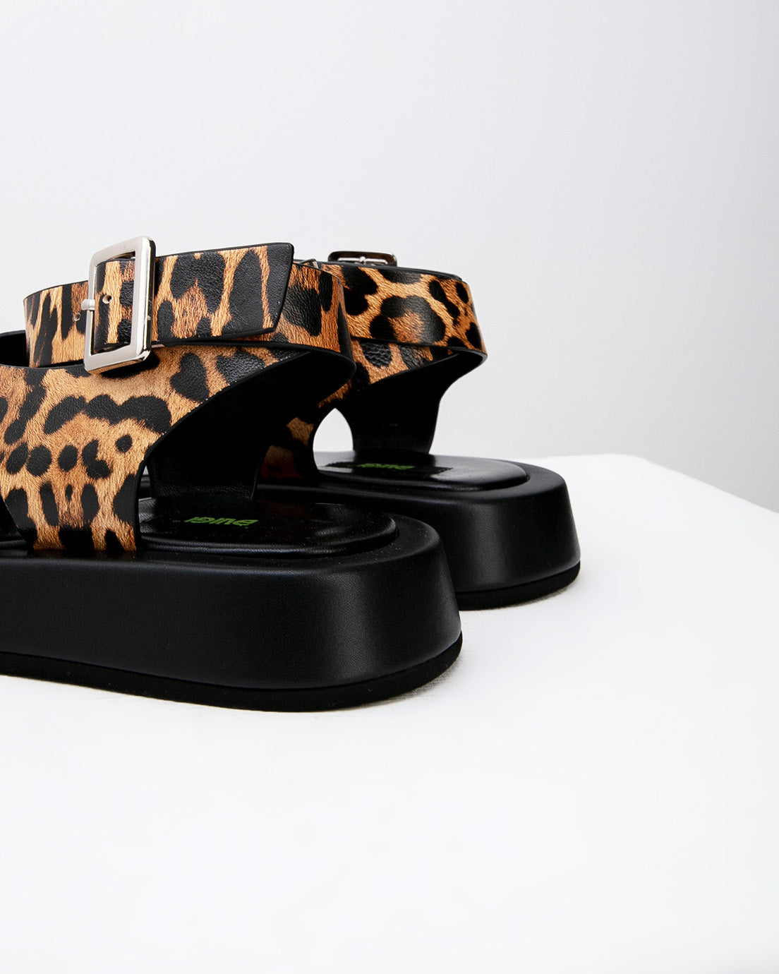 Leopard Wrapped Sandals