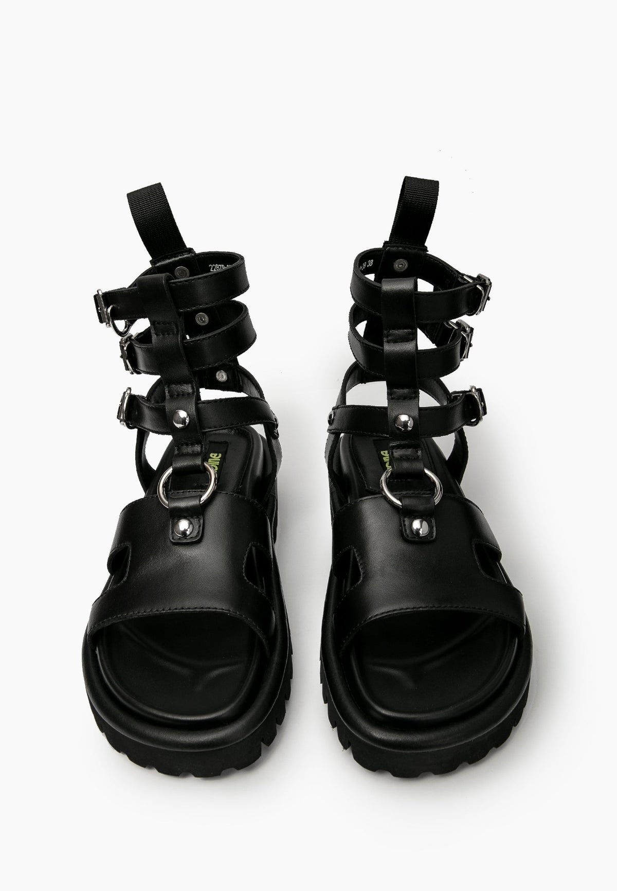 Black Chain Sandals