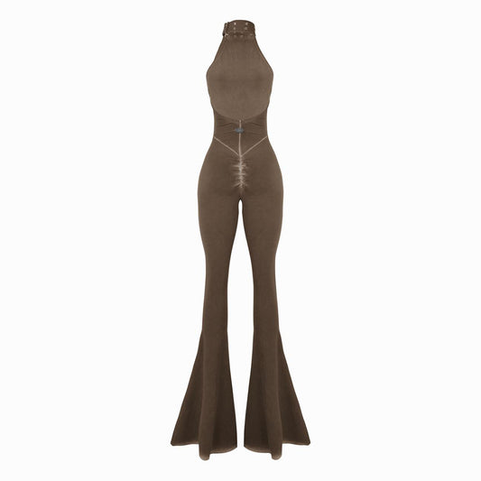 Valkyrie Long Catsuit Brown