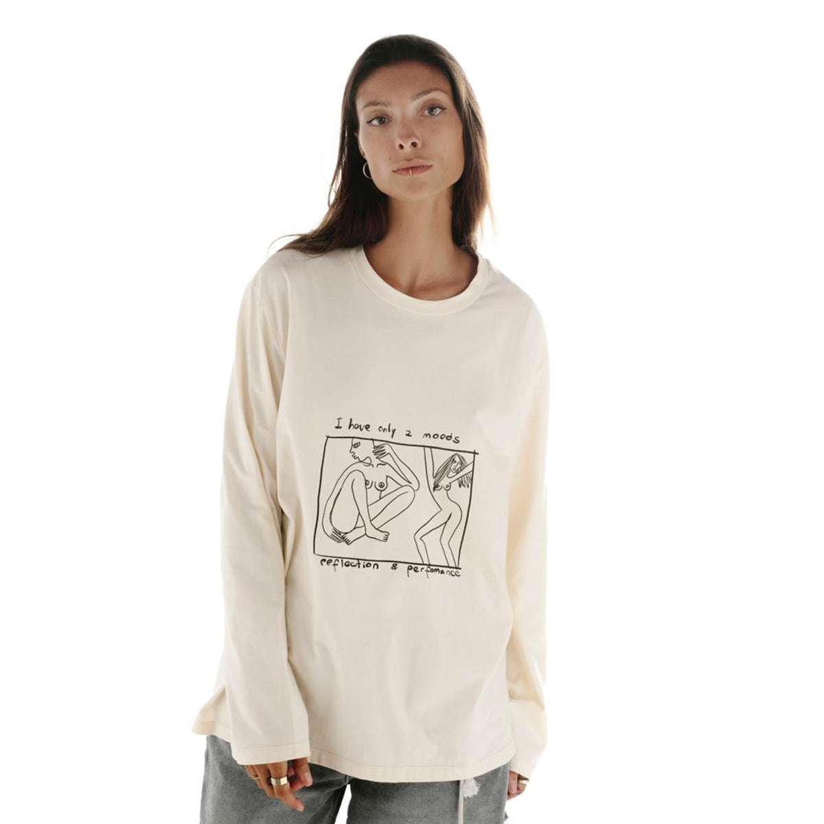 Lemur Oversized Longsleeve Reflection