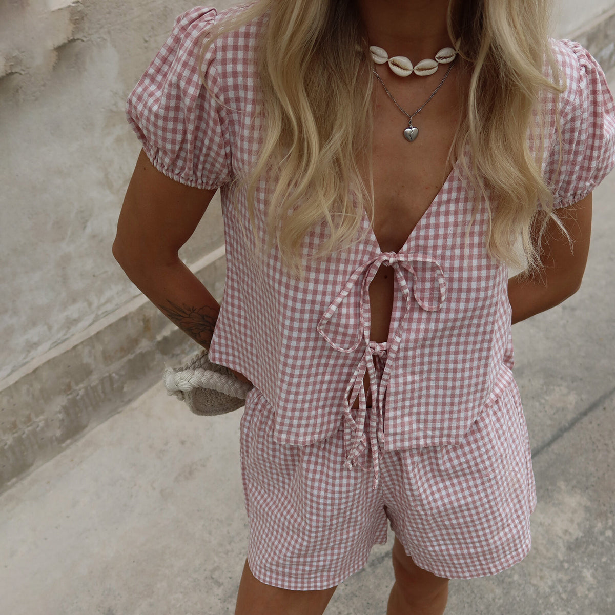 VICHY SET IN PINK