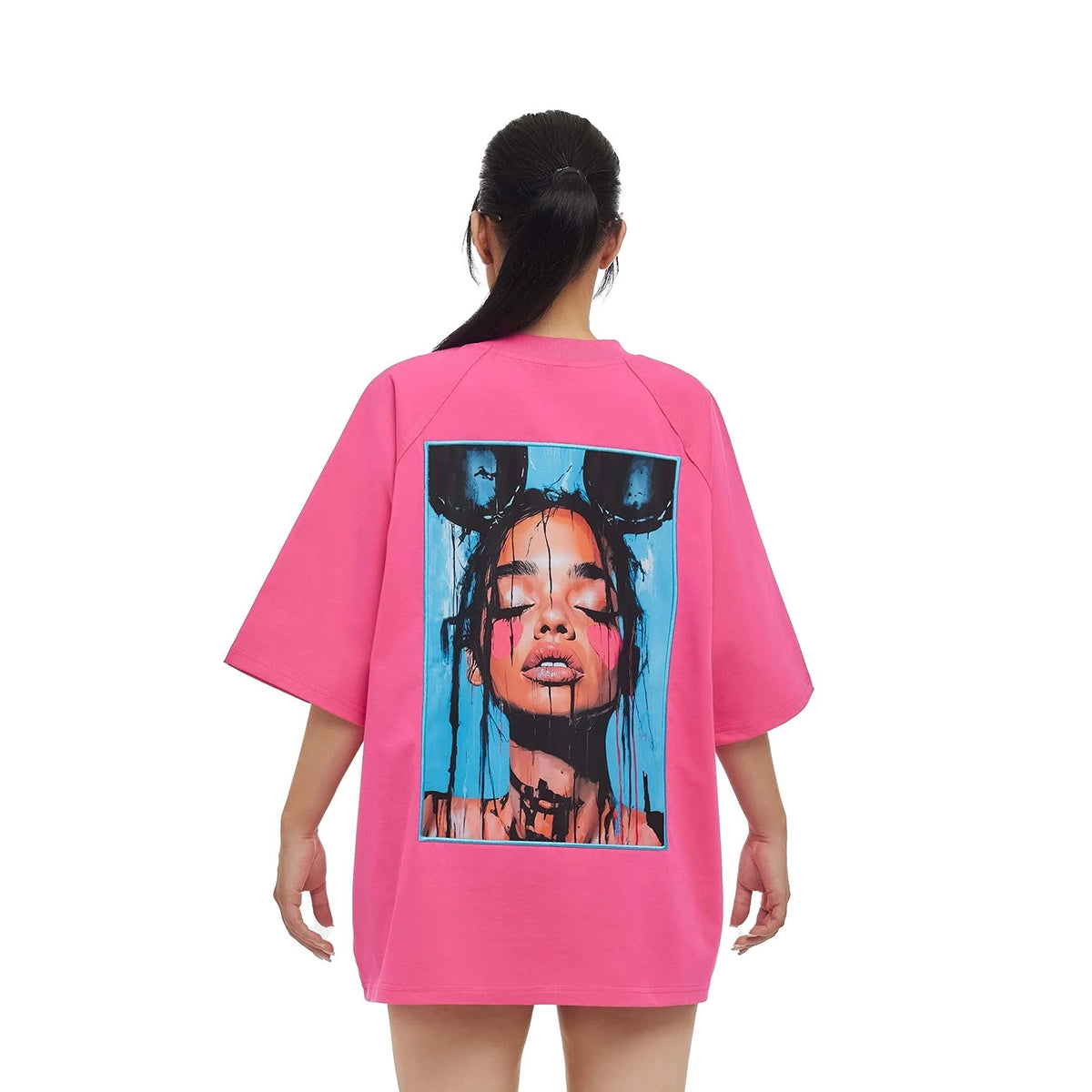 T-shirt X-FACE Fuchsia