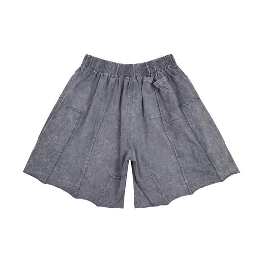 SHORT PIECE STONEWASHED IN GREY