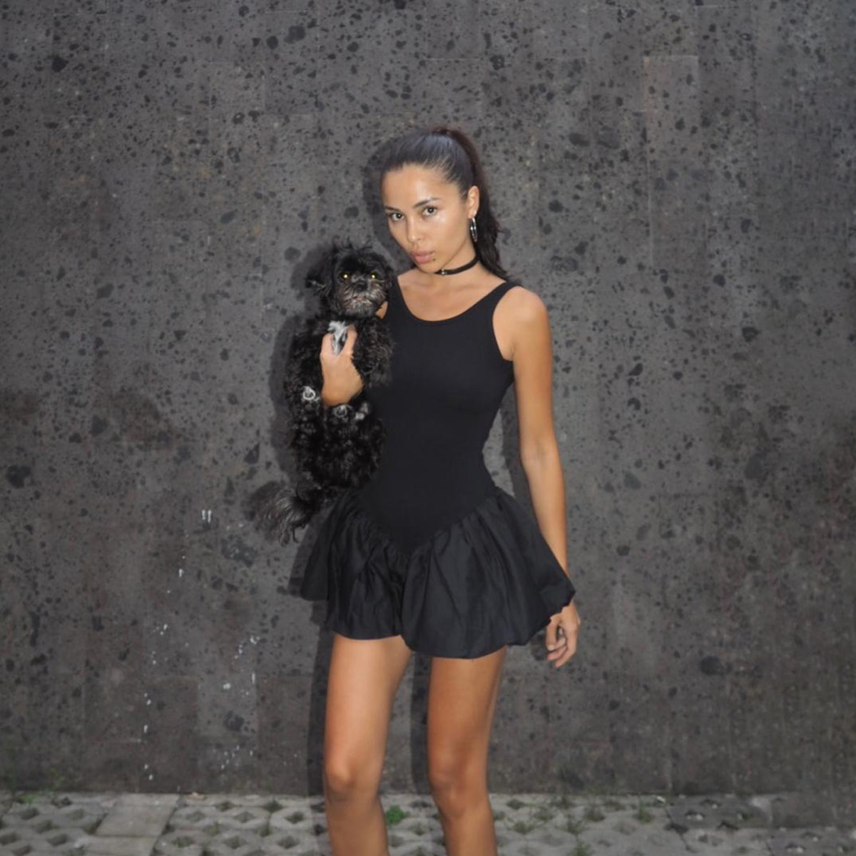 Ballerina Catsuit In Black