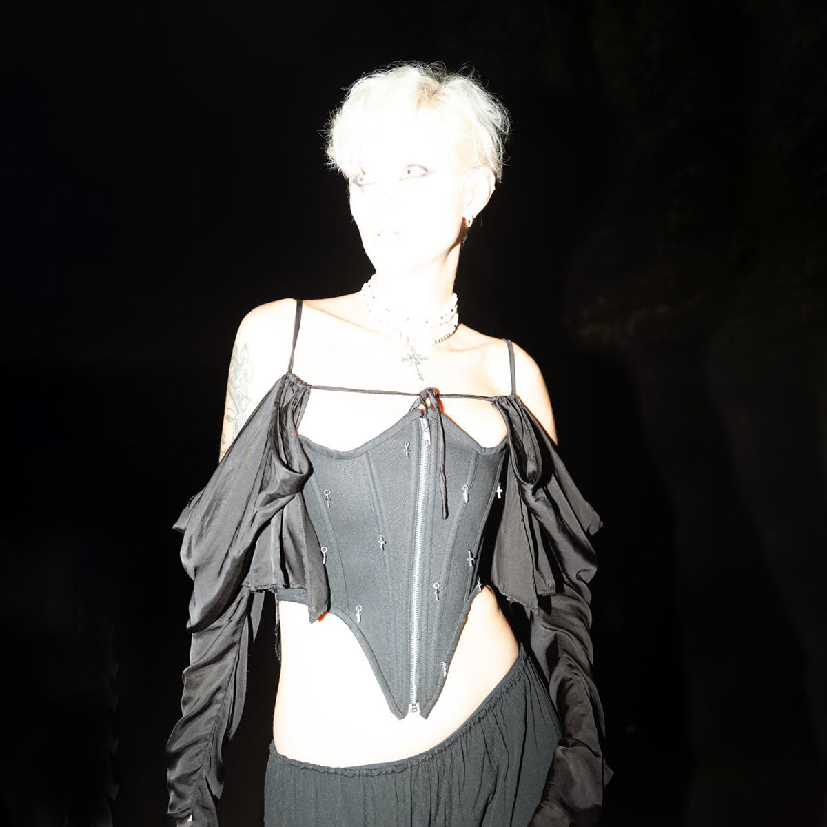 Vamp Corset Black