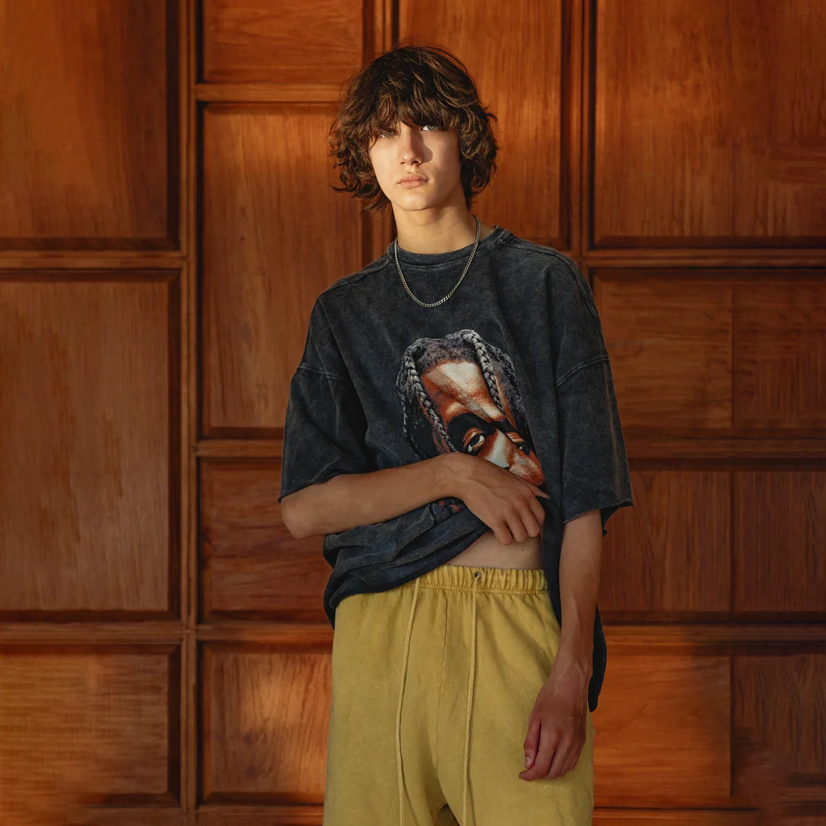 T-SHIRT WITH PRINT TRAVIS SCOTT