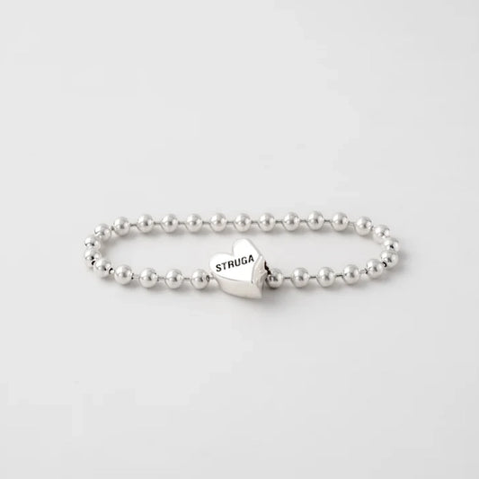 Bracelet Small Beads with Heart