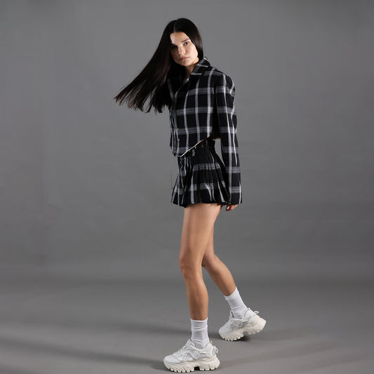 Cheeky Jacket In Black/White