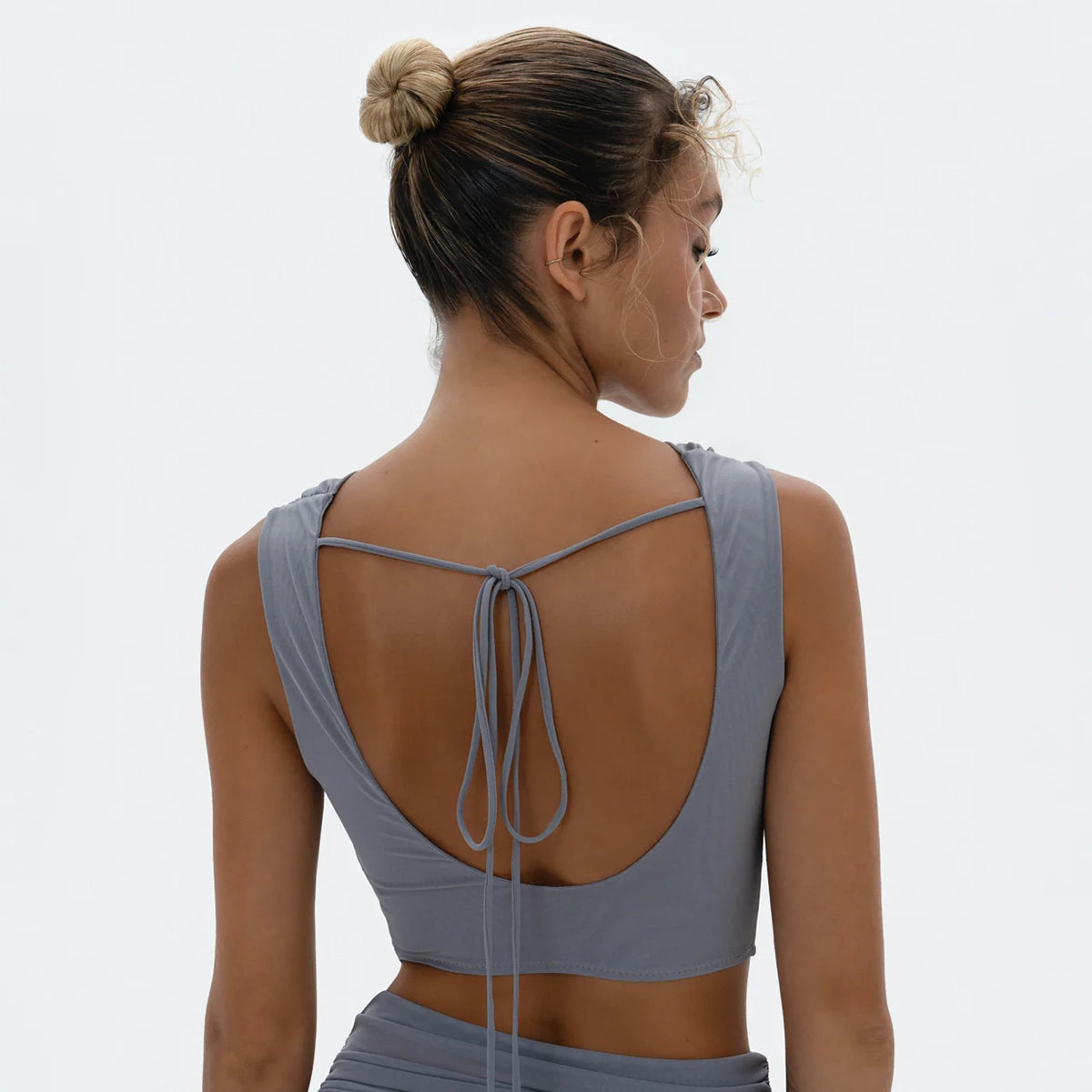 Muse Top & Skirt In Grey