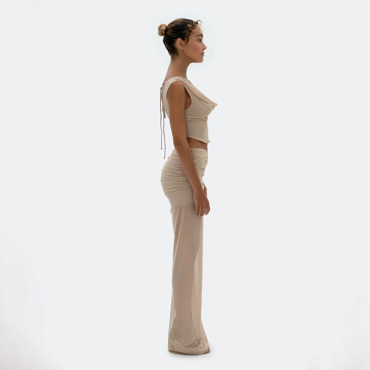 Muse Top & Skirt In Skin
