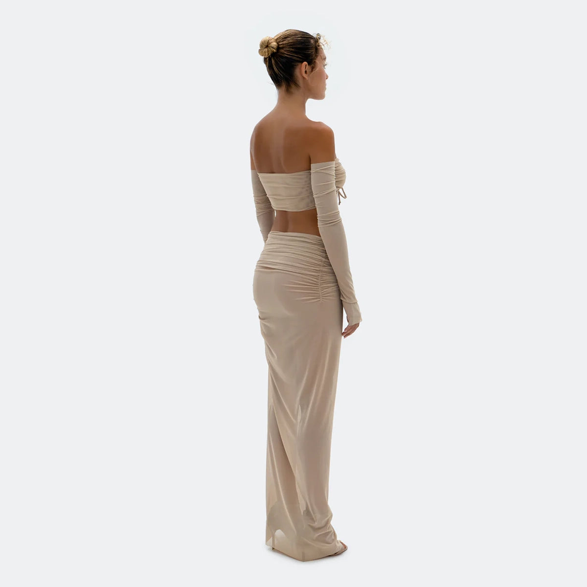 Muse Top & Skirt In Skin
