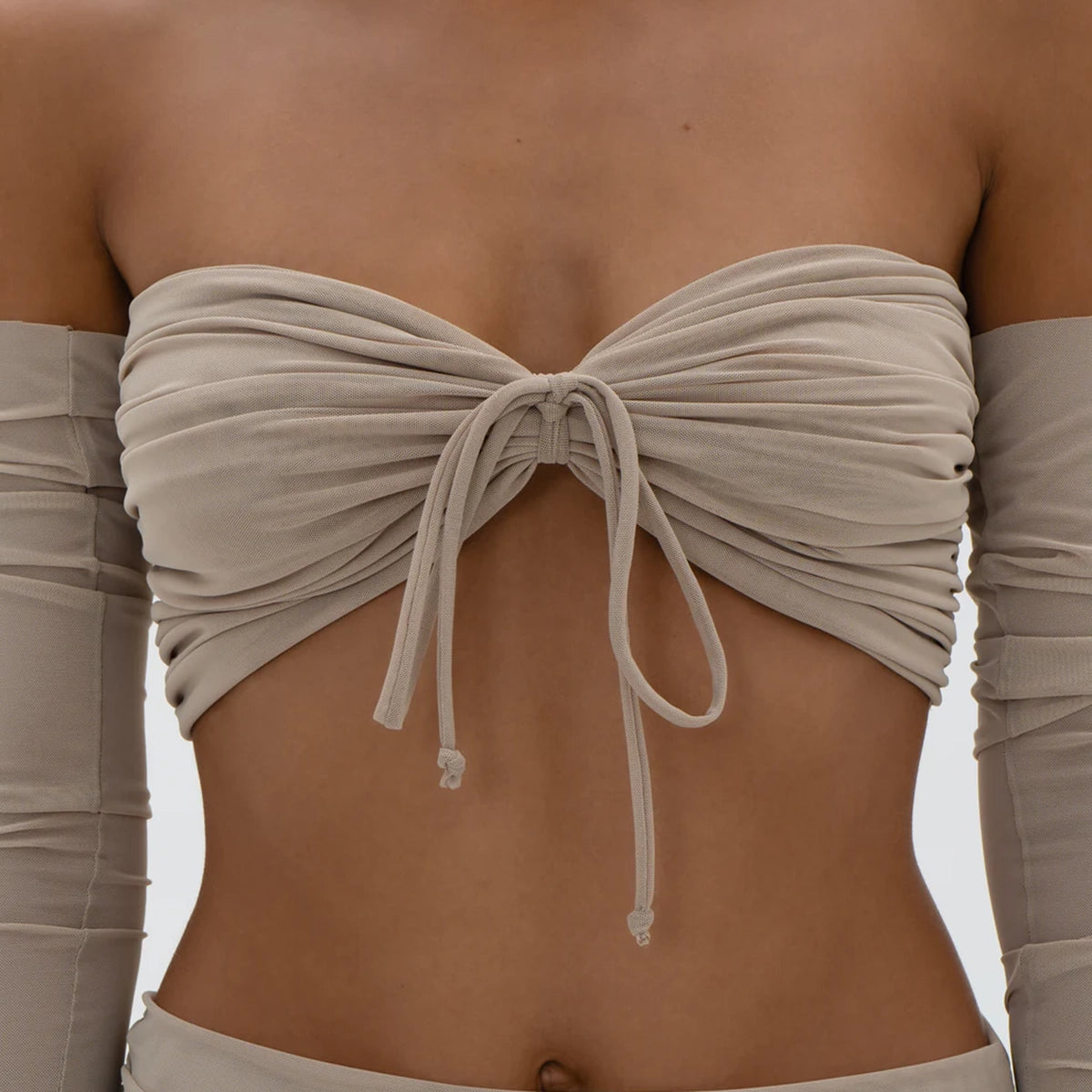 Muse Bra & Gloves In Skin