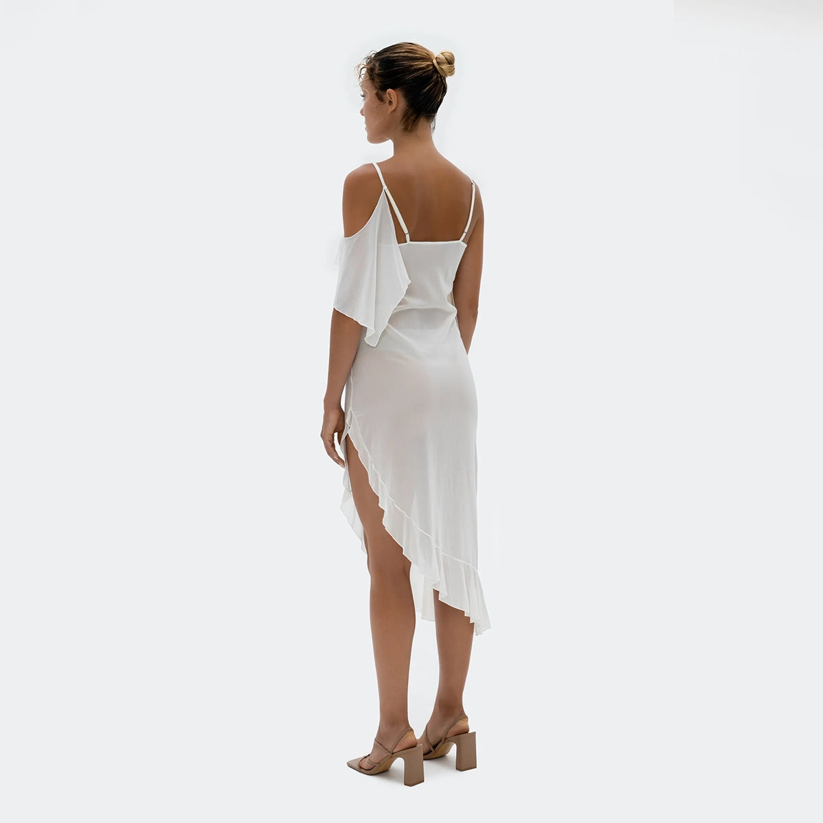 Silky Dress White