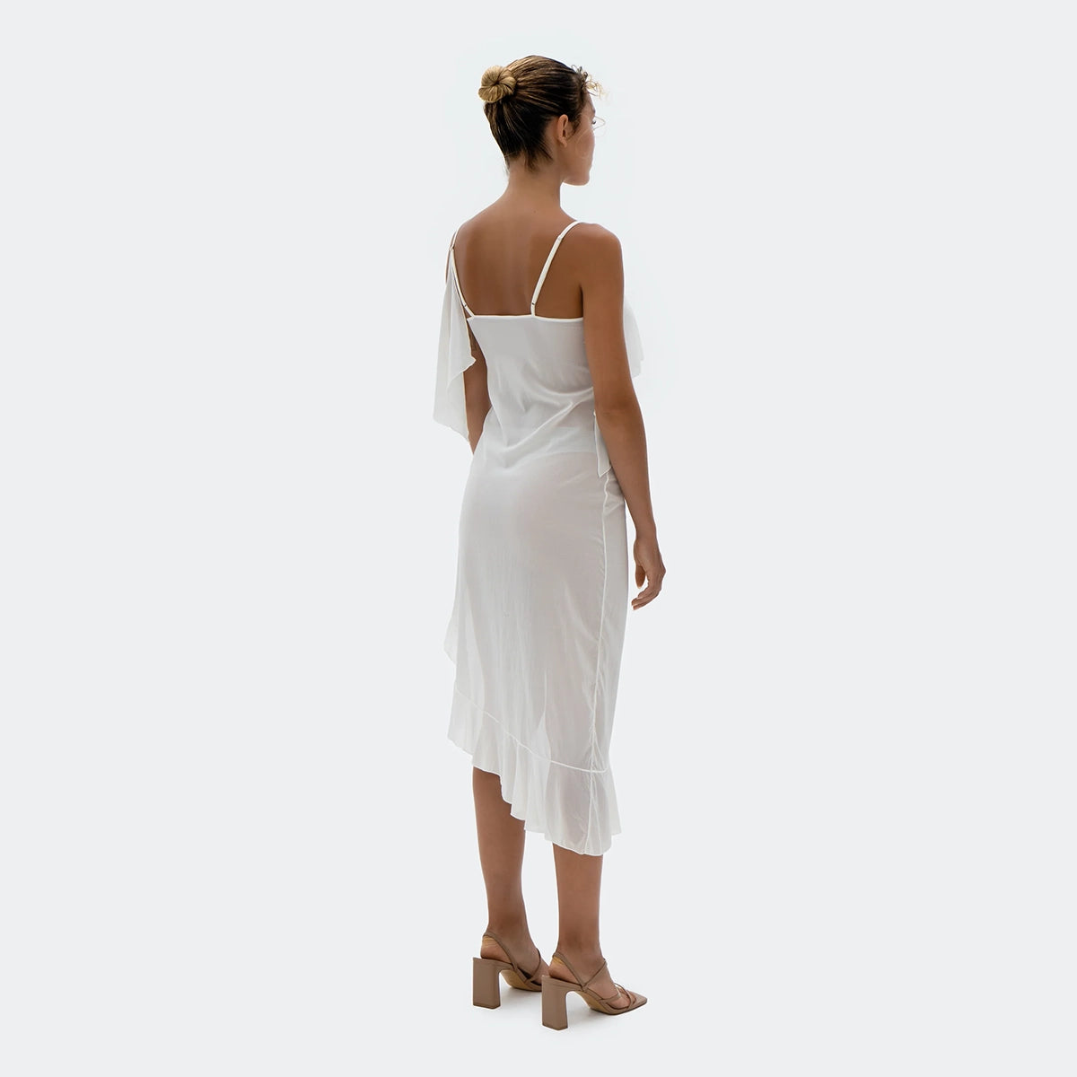Silky Dress White