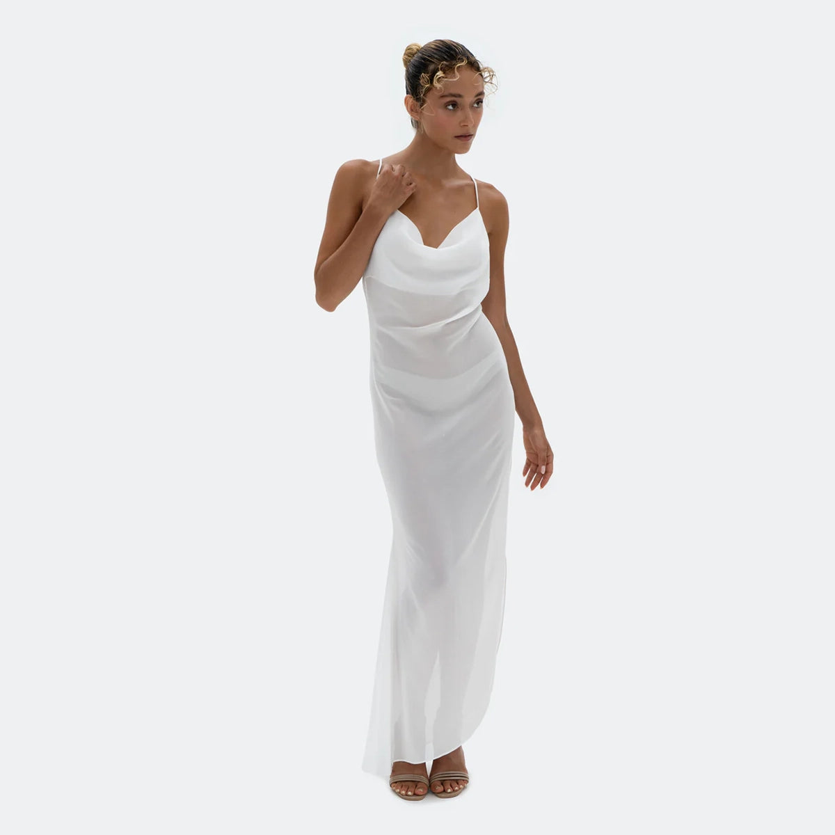 Luna Dress White