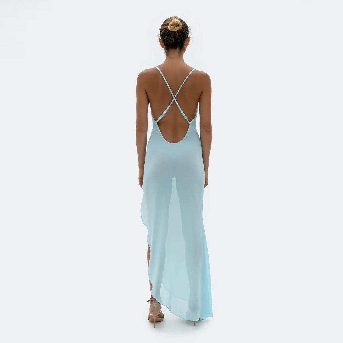 Luna Dress Bright Blue