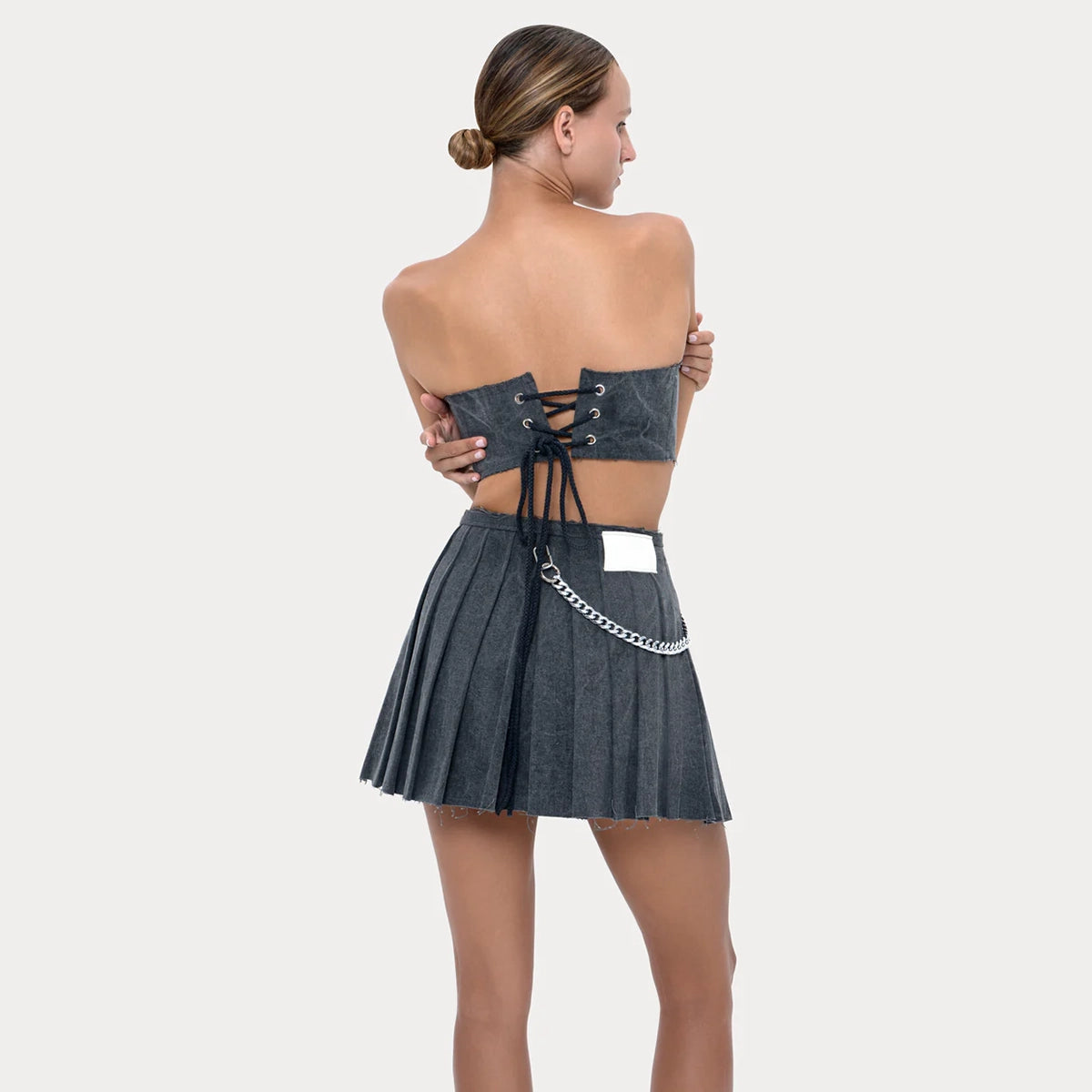 Mini Corset Grey