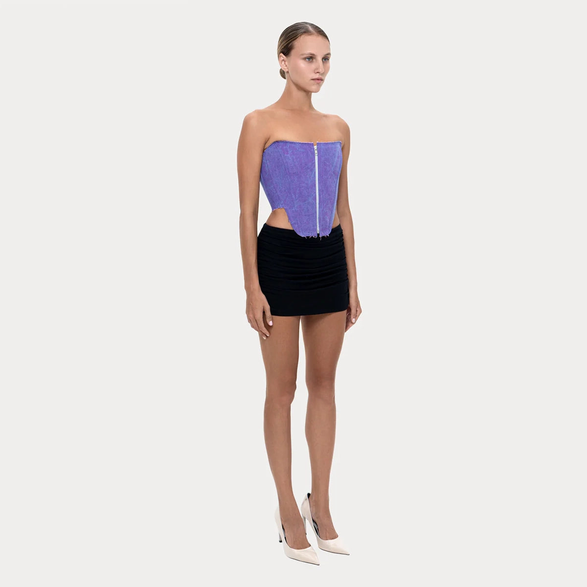 Long U Corset Violet