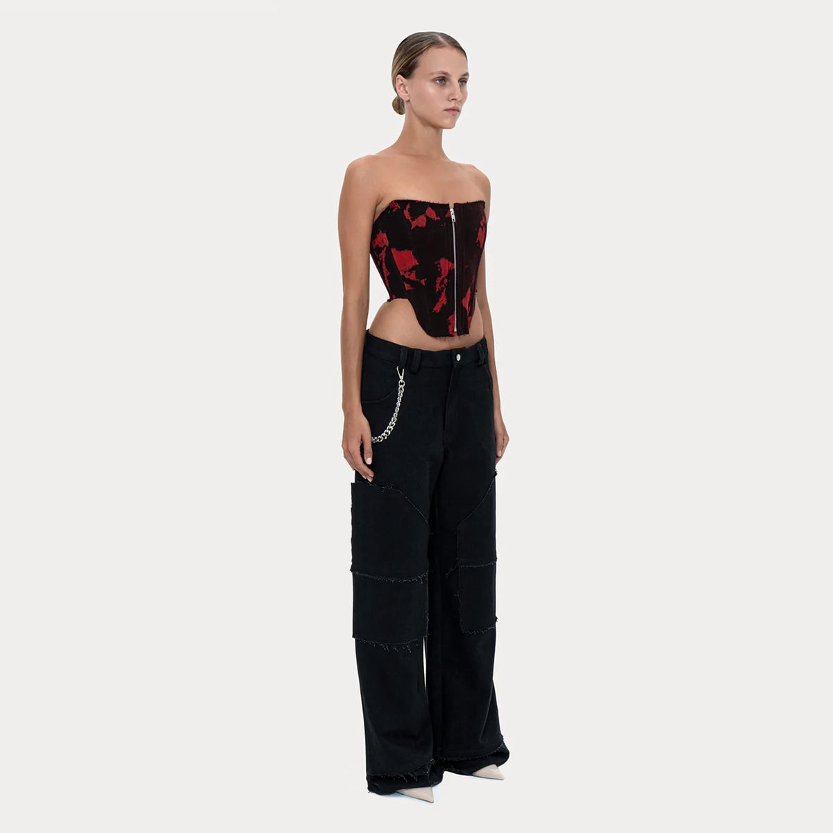 Long U Corset Blood