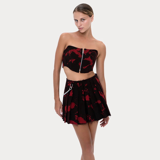 Skirt Worker Denim Blood