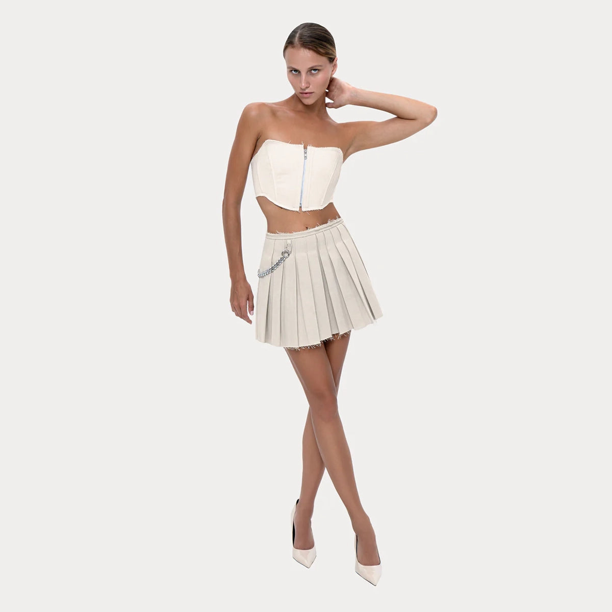 Mini Corset Beige