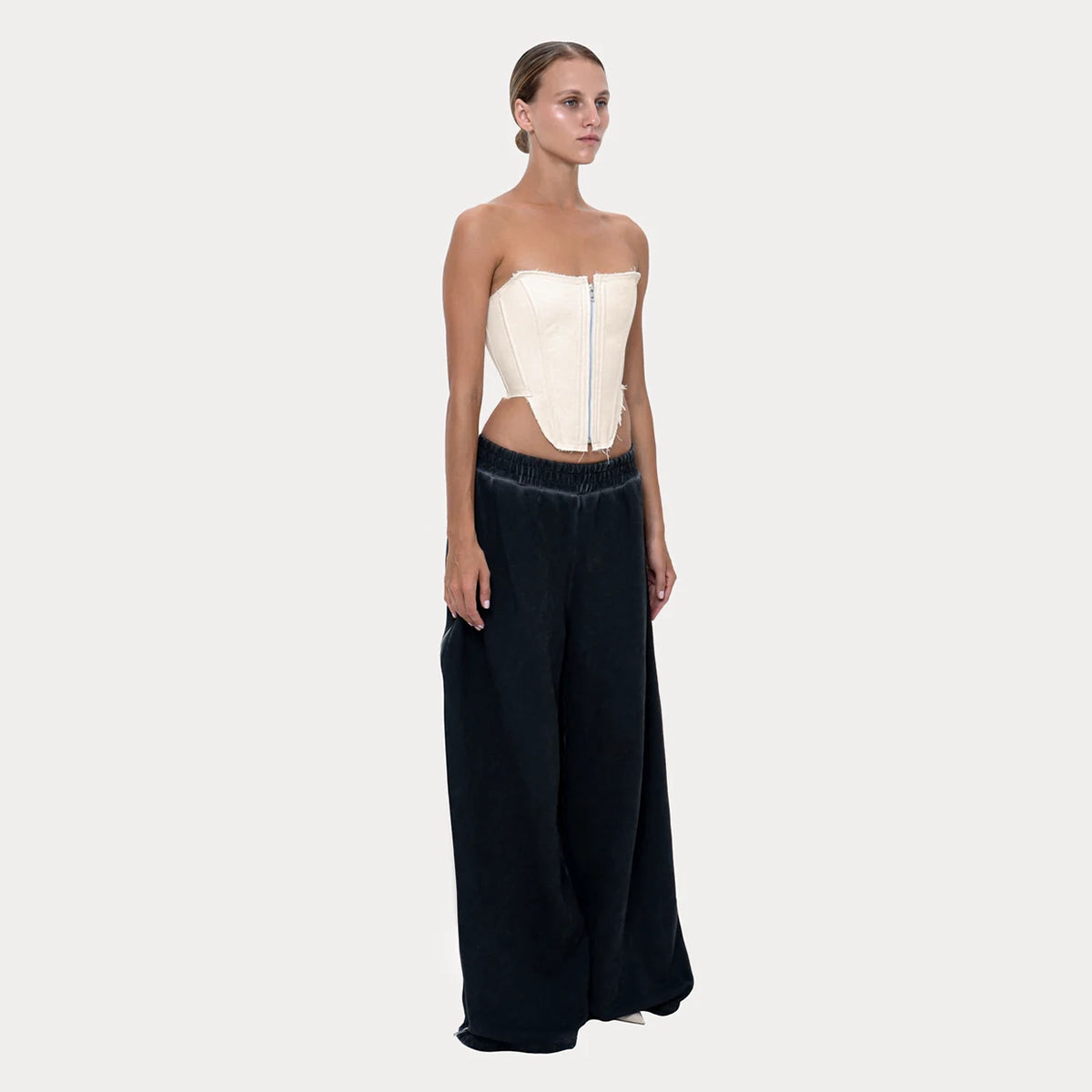 Long U Corset Beige